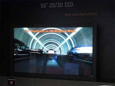Foto de la noticia: Pantalla 3D de 55� sin gafas de Samsung