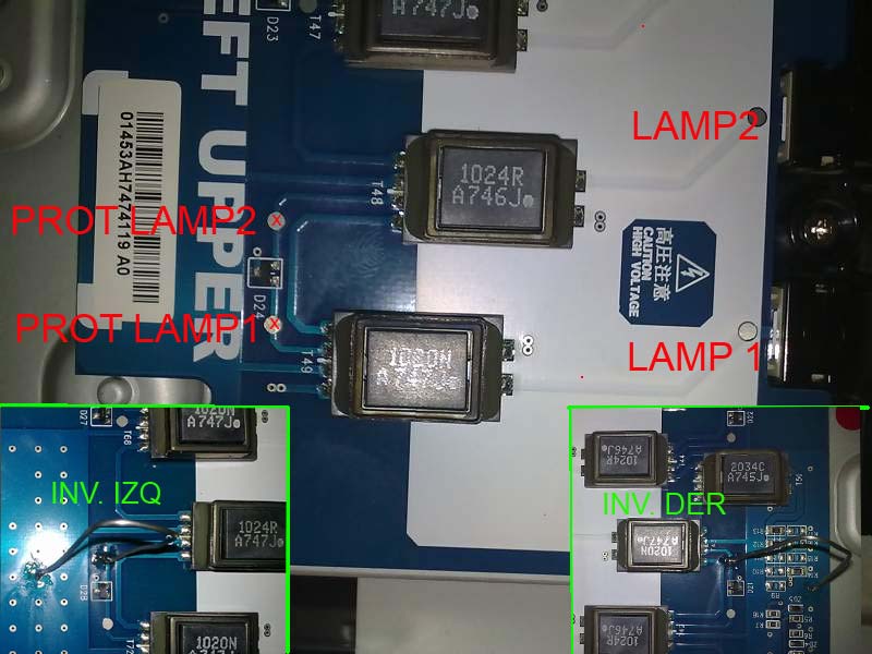 Sony KDL 52WL135 DF5 Power Board A 1253 588 B (1 873 819 12, 1 873 819